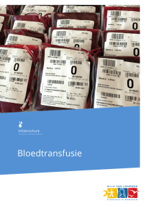Bloedtransfusie - OLV van Lourdes Ziekenhuis Waregem