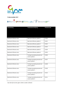 Productcodelijst 2017
