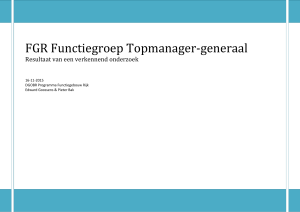 FGR Functiegroep Topmanager-generaal