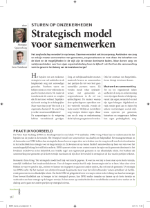 Strategisch model voor samenwerken