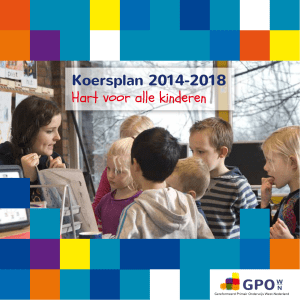 Koersplan 2014-2018 Hart voor alle kinderen - GPO-WN