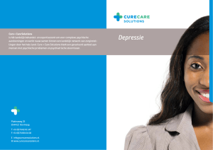 Depressie - Cure + Care Solutions