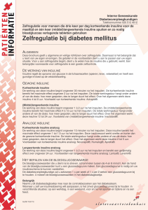 SLZ9173 Zelfregulatie diabetes mellitus drie keer kort een keer lang