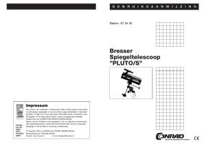 Bresser Spiegeltelescoop ”PLUTO/S”