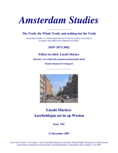 Amsterdam Studies