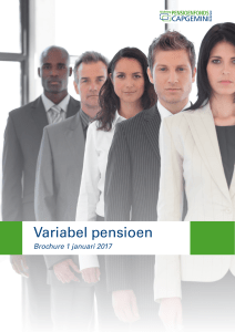 Variabel pensioen - Welkom bij Pensioenfonds Capgemini