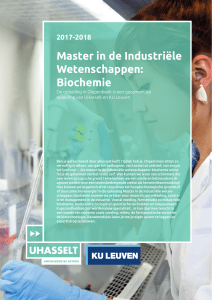 Master in de Industriële Wetenschappen: Biochemie