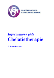 Zware metalen - chelatietherapie