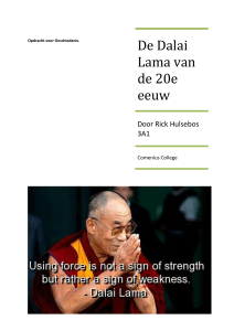 De Dalai Lama van de 20e eeuw