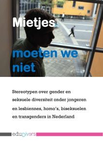 Stereotypen over gender en seksuele diversiteit onder