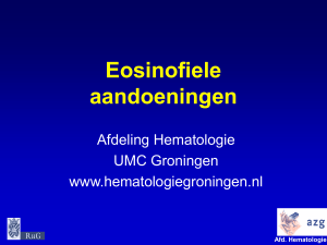 Mestcellen - Hematologie Groningen