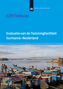 Evaluatie van de Twinningfaciliteit Suriname-Nederland