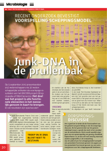 Junk-DNA in de prullenbak