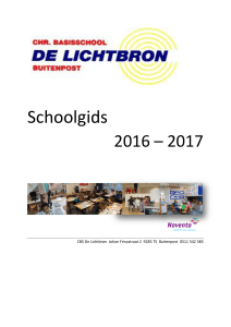 Schoolgids - CBS De Lichtbron