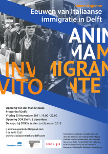 Eeuwen van Italiaanse immigratie in Delft
