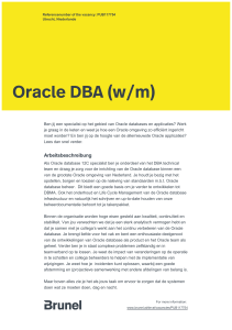 Oracle DBA (w/m)