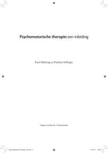 Psychomotorische therapie:een inleiding