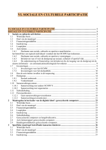 Socio-culturele participatie : handboek