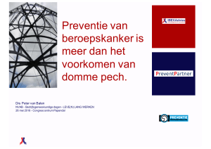 Preventie van beroepskanker