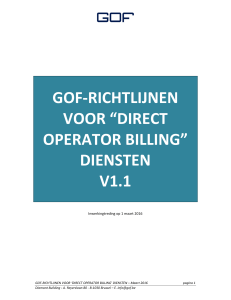 2016 01 06 - GOF-richtlijnen voor `Direct Operator Billing