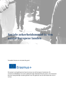 Brochure - Sociale zekerheidsmodel in een aantal Europese landen