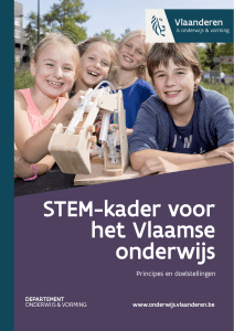 STEM-kader voor het Vlaamse onderwijs