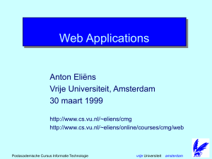 Web Applications - Department of Computer Science