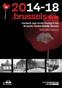 Honderd Jaar Grote Oorlog in het Brussels