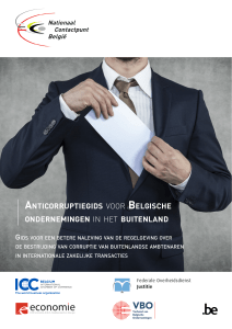 Anticorruptiegids voor Belgische ondernemingen in het buitenland