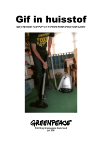Gif in huisstof - Greenpeace Nederland