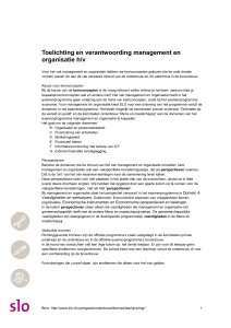 Toelichting Management en Organisatie havo-vwo - Downloads