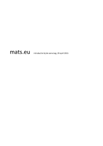 mats.eu de introductie 08 mei 2015, doc, 39kB