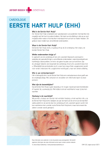 EErstE Hart Hulp (EHH) - Jeroen Bosch Ziekenhuis
