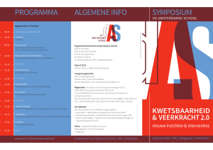 symposium algemene info programma