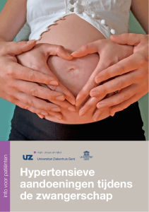 Hypertensieve aandoeningen tijdens de zwangerschap