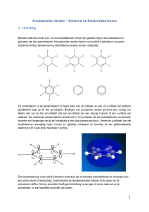 Aromatische chemie – benzeen en