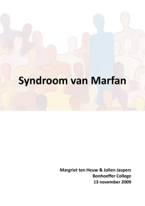Syndroom van Marfan - Contactgroep Marfan Nederland
