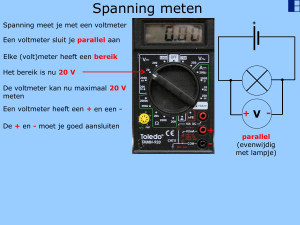 Spanning meten - Clzvaklokalen.nl