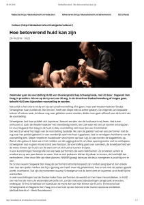 DeStadUtrecht.nl - Hoe betoverend huid kan zijn