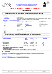 6481 Voegenreiniger (Nederlands (NL)) MSDS Masterform HG België