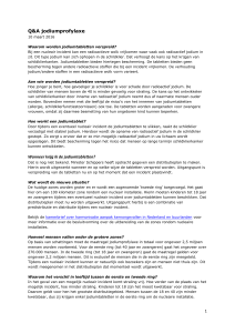 QA Verspreiding van jodiumtabletten in Nederland