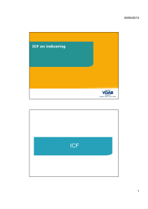 ICF en indicering