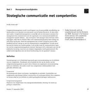Meer lezen over strategisch communiceren met competenties?