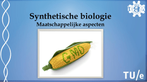 Synthetische biologie Maatschappelijke aspecten