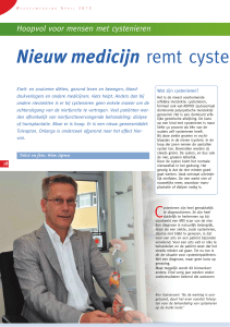 Nieuw medicijn remt cystegroei