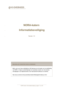 NORA-katern Informatiebeveiliging