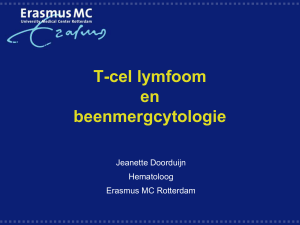 T-cel lymfoom en beenmergcytologie