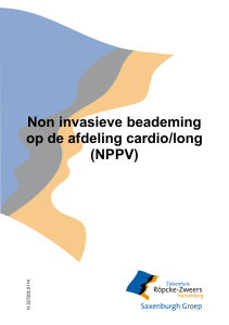 PDF Non invasieve beademing op de afdeling cardio long (NPPV)