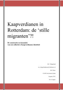Kaapverdianen in Rotterdam: de `stille