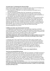 10 punten plan 5e actieprogramma Nitraatrichtlijn